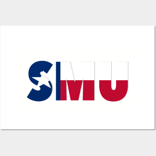 SMU Texas Flag Posters and Art